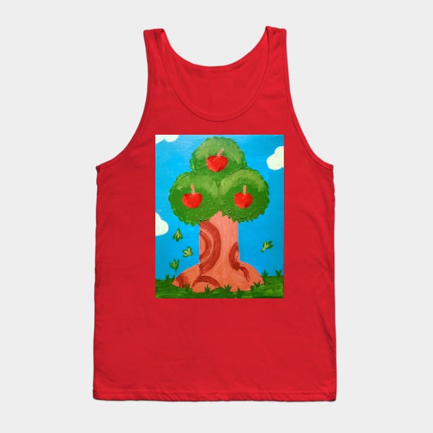 Apple Tree Tank Top by The Art Druid